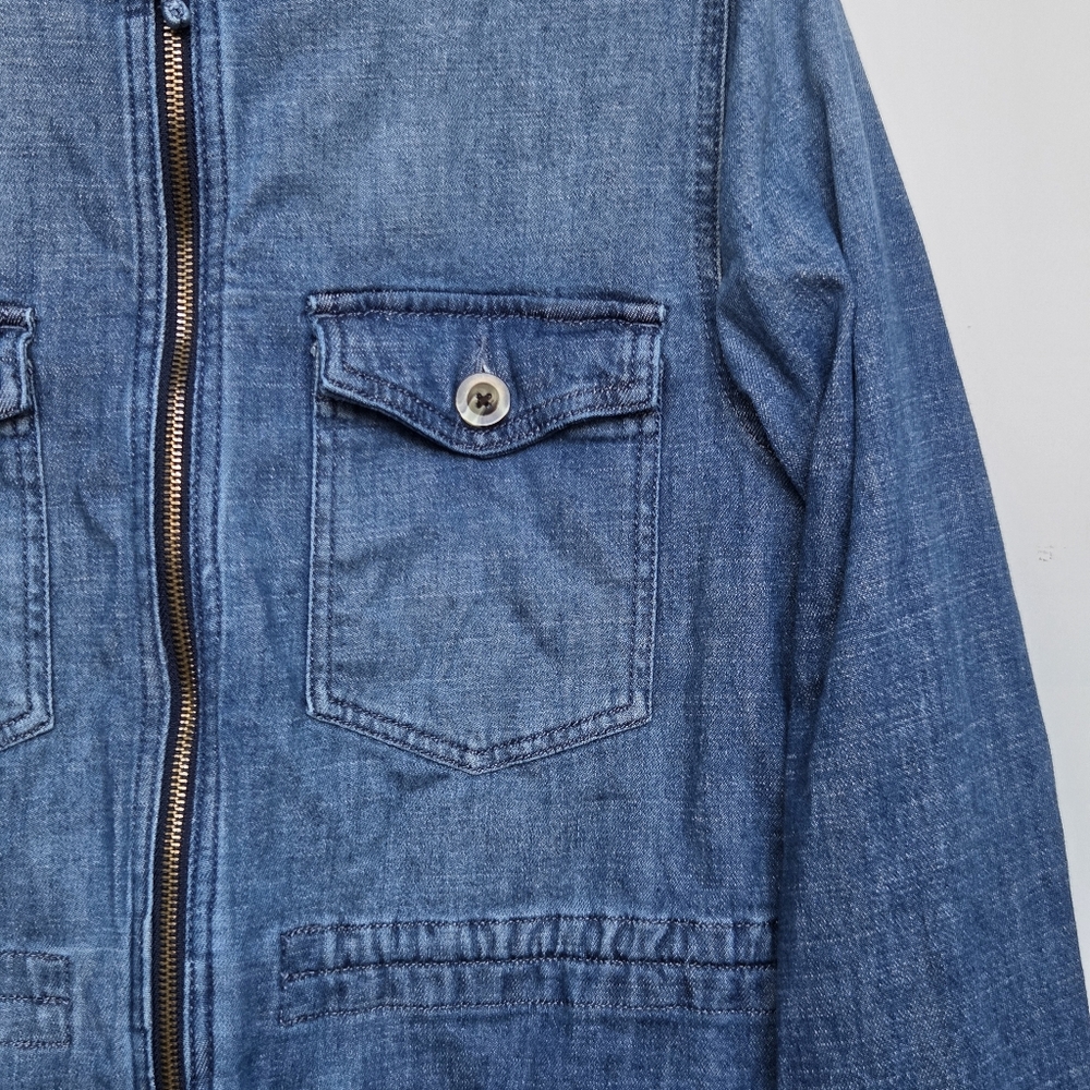 Sonoma Zip Up Jean Jacket Size-L - Picture 4 of 10